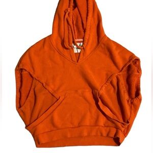Akemi + Kin orange tank top hoodie